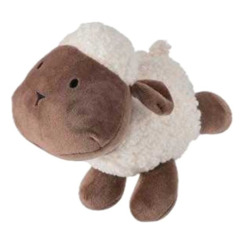 Bárány – 25 cm, fehér/barna