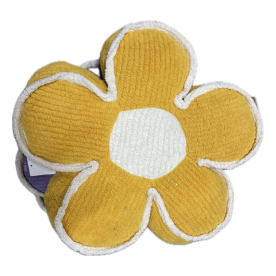 Virág párna – 50 cm, sárga